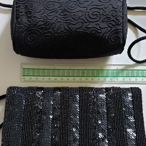 2 Black Evening bags